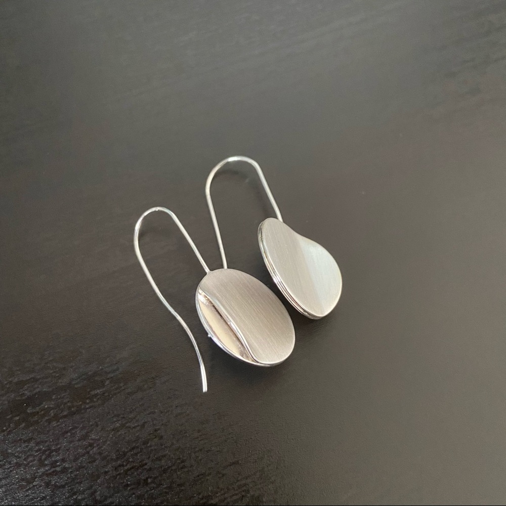 Curved surface earrings